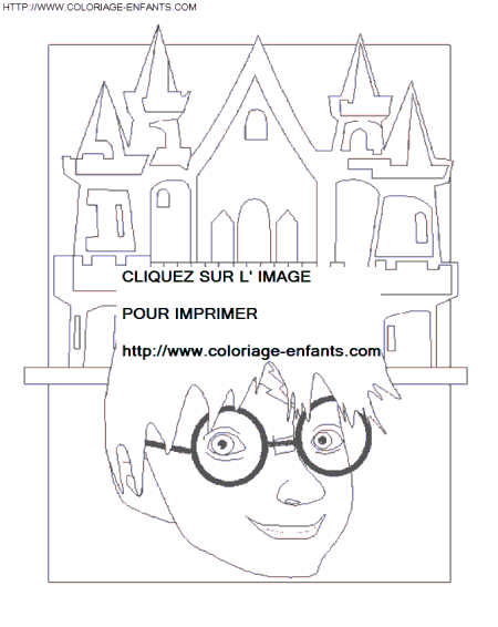 dibujo Harry Potter