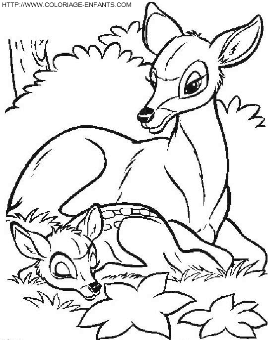 dibujo Bambi