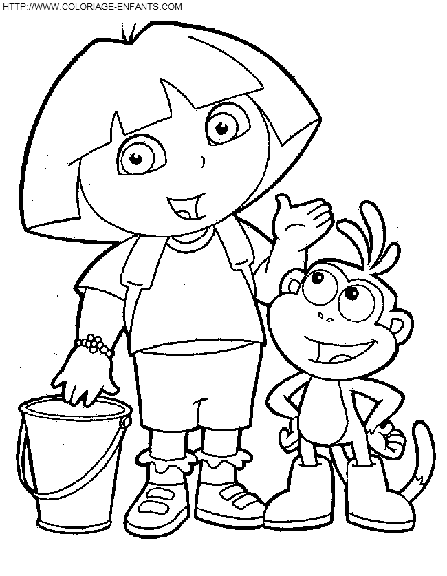 dibujo Dora la explodora