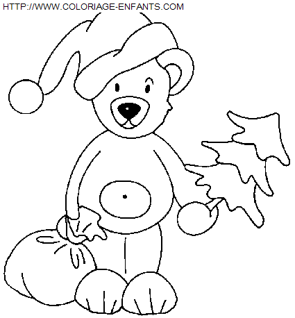 dibujo Navidad Animales