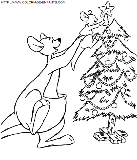 dibujo Navidad Disney
