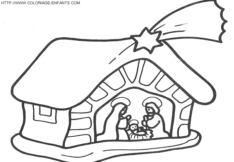 dibujo Navidad Nino Jesus