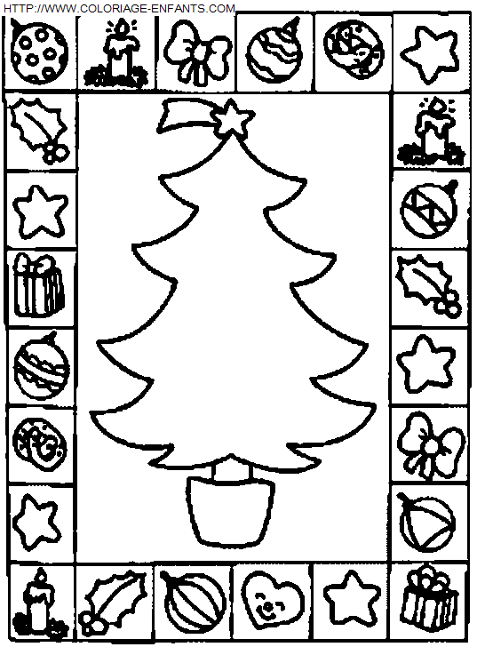 dibujo Navidad Arbol de Navidad