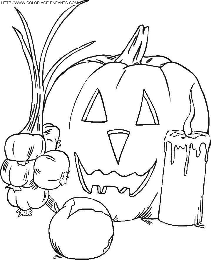 dibujo Calabazas Halloween