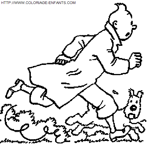 dibujo Tintin