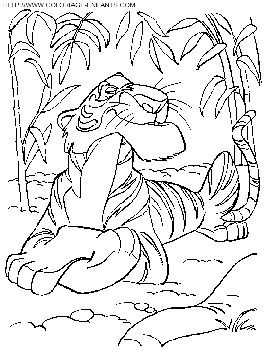 dibujo Libro de la selva