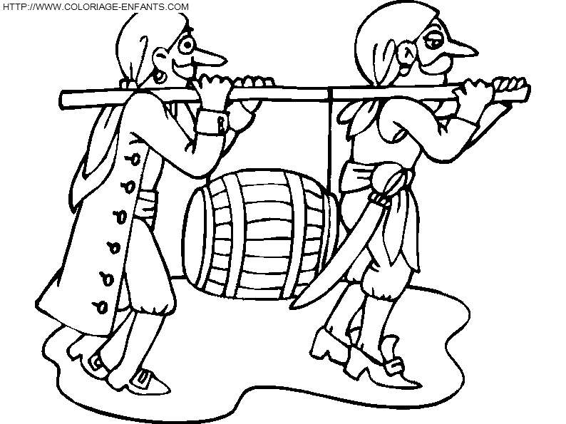 dibujo Piratas