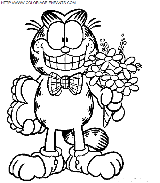 dibujo Garfield