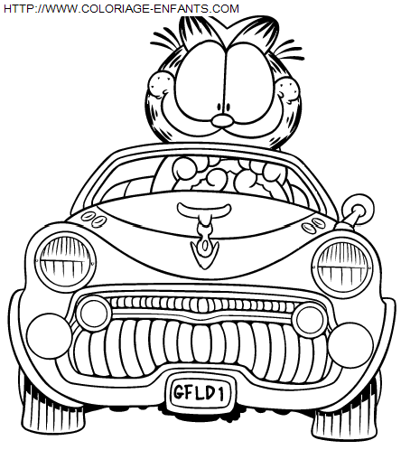 dibujo Garfield