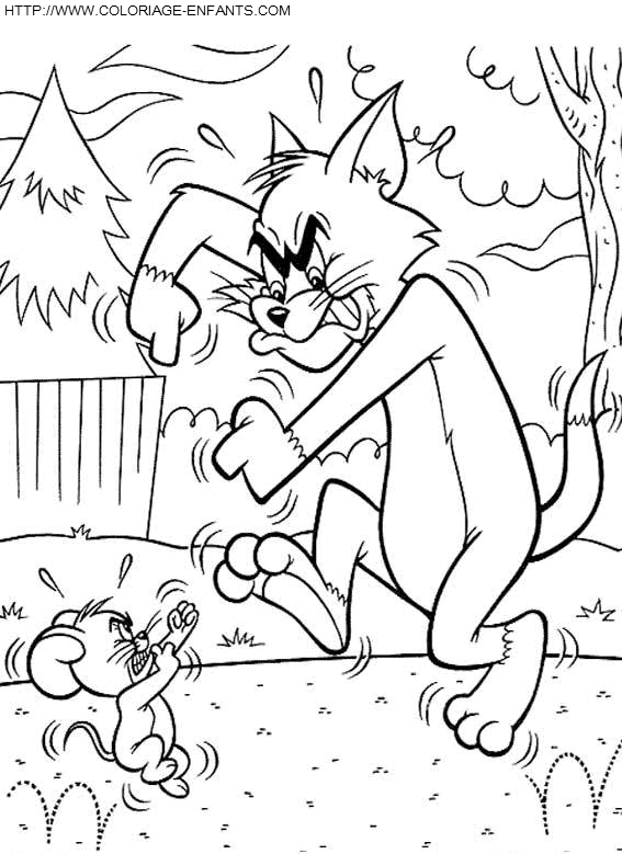 dibujo Tom y Jerry
